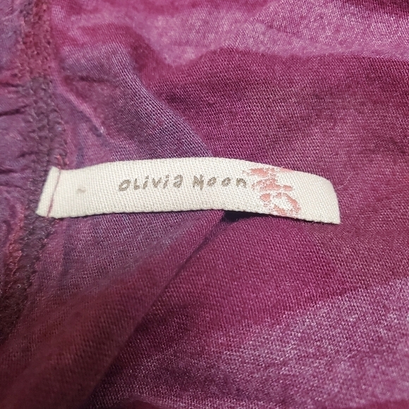 Olivia Moon V-neck Top S - Picture 3 of 4